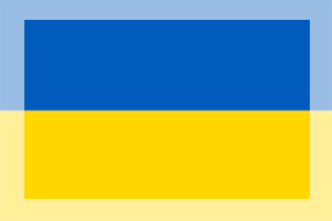 Ukraine Farben Flagge